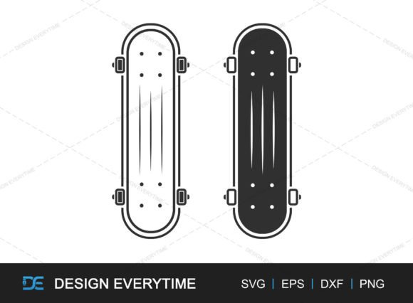 Download Premium Skateboard Vector SVG - Svg Collection