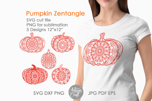 Download Pumpkin Zentangle SVG and PNG - Svg Collection