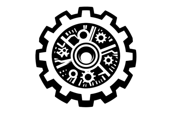 Download Gear DXF Artwork, Mechanical Gear SVG - Svg Collection