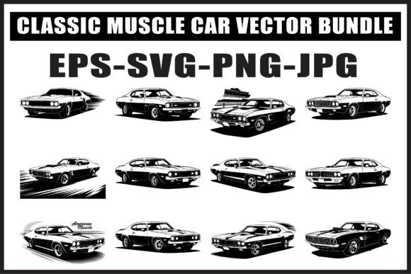 Download Classic Muscle Car SVG Bundle - Svg Collection