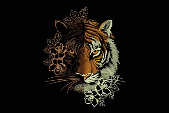 Download Tiger and Flower - Tiger Collection