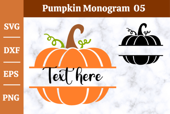 Download Pumpkin Monogram SVG,Fall, Halloween #05 - Svg Collection