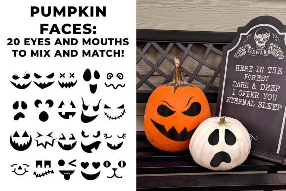 Download Pumpkin Face SVG File Set - Svg Collection