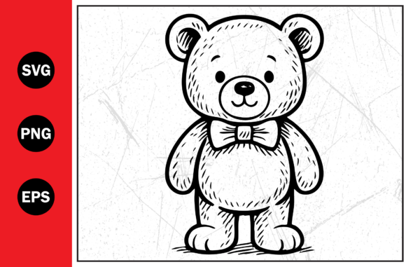 Download Teddy Bear Illustration Silhouette Svg - Svg Collection