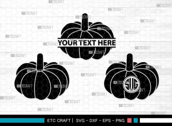 Download Pumpkin Monogram, Autumn Pumpkin SVG - Svg Collection