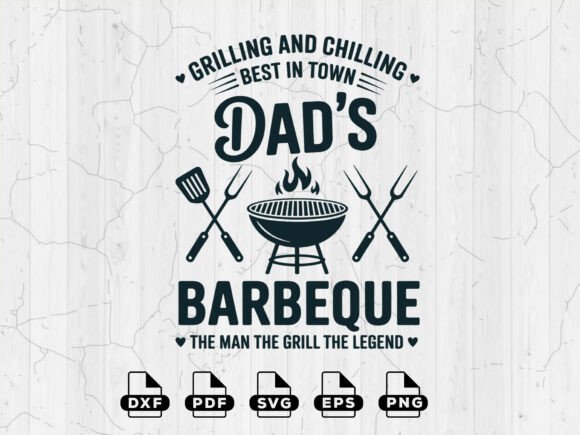 Download BBQ SVG, Dad's Bar and Grill Cut Files - Svg Collection