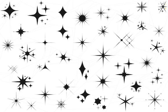 Download Sparkle Stars. SVG File Ready for Cricut - Svg Collection