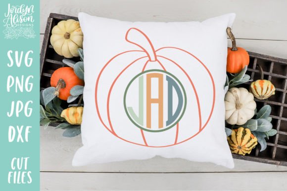 Download Monogram Pumpkin SVG, Fall SVG - Svg Collection