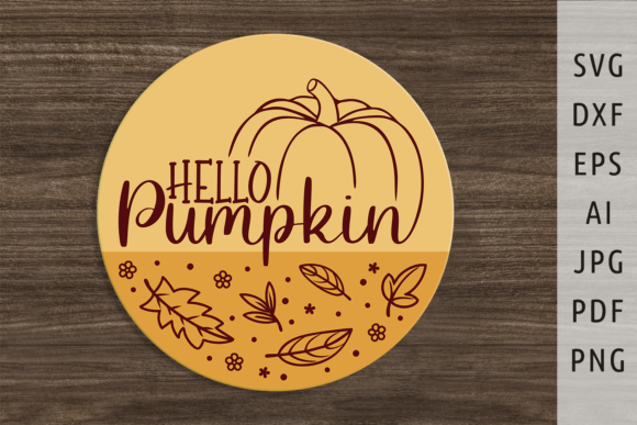 Download Hello Pumpkin Svg Fall Door Sign Svg Png - Svg Collection
