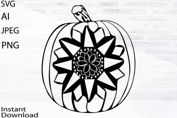 Download Pumpkin Mandala Svg/Png/Jpg/Ai/Pumpkin - Svg Collection