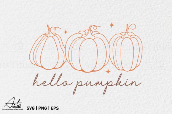 Download Fall Hello Pumpkin SVG PNG - Svg Collection