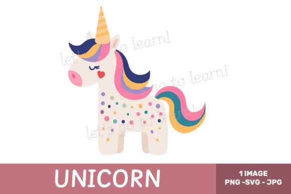 Download Cute Unicorn Illustration Svg Clipart - Svg Collection