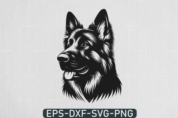 Download German Shepherd Svg , Dog Head Svg - Svg Collection
