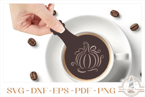 Download Coffee Stencil Designs Fall Pumpkin SVG - Svg Collection