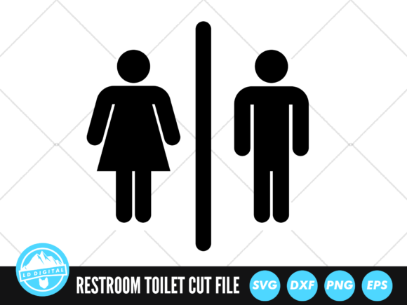 Download Restroom Symbol SVG | Toilet Sign SVG - Svg Collection