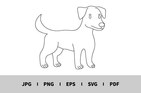 Download One Line Drawing of Dog Vector - Premium Resources