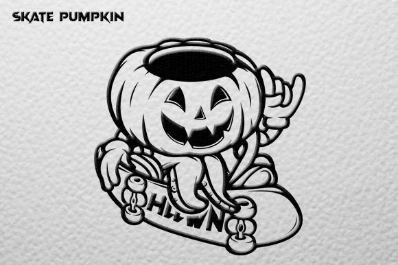 Download Pumpkin Skate Vector Graphic - Skate vector Collection