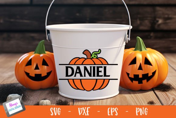 Download Pumpkin Monogram | Split Pumpkin SVG - Svg Collection