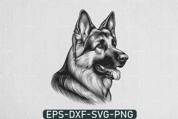 Download German Shepherd Svg , Dog Head Svg - Svg Collection
